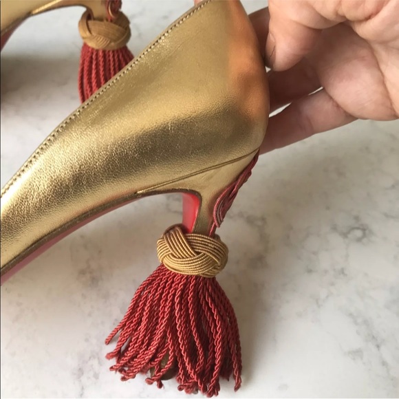 Christian Louboutin Pigalle Tassel Heels - Picture 3 of 8